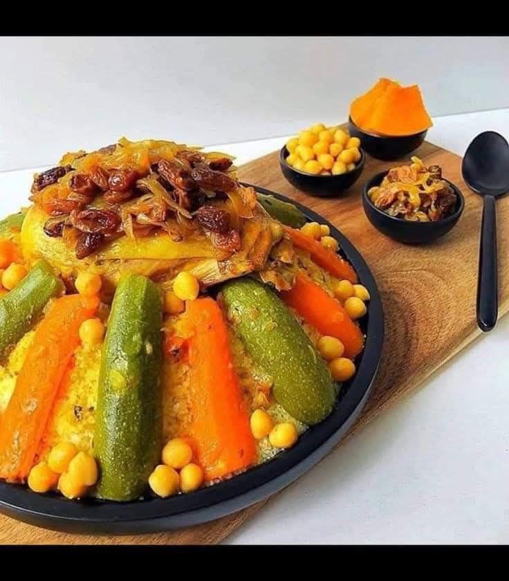 Traditional Moroccan Vegetable Couscous: A Taste of the Maghreb